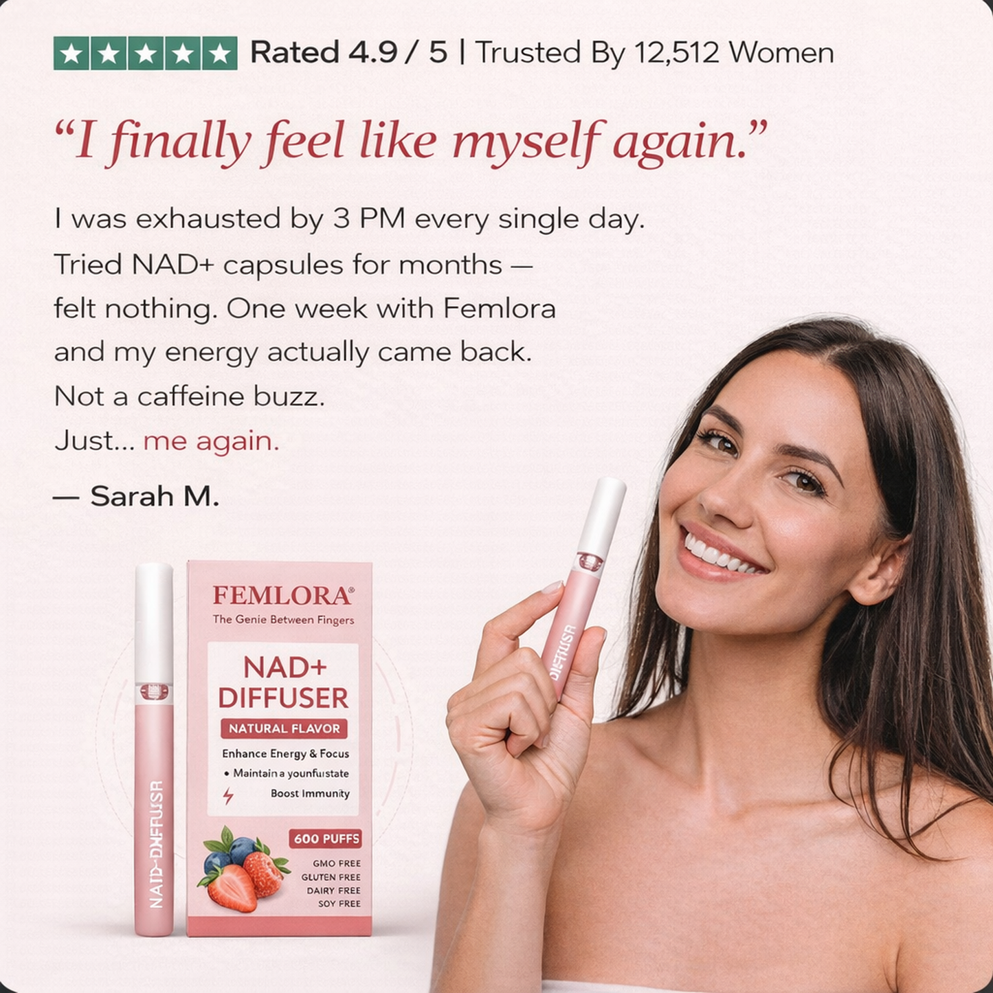 Femlora NAD+ Diffuser